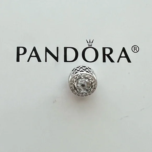 COPY - Pandora Essence Patience Clear CZ Charm - Picture 8 of 8